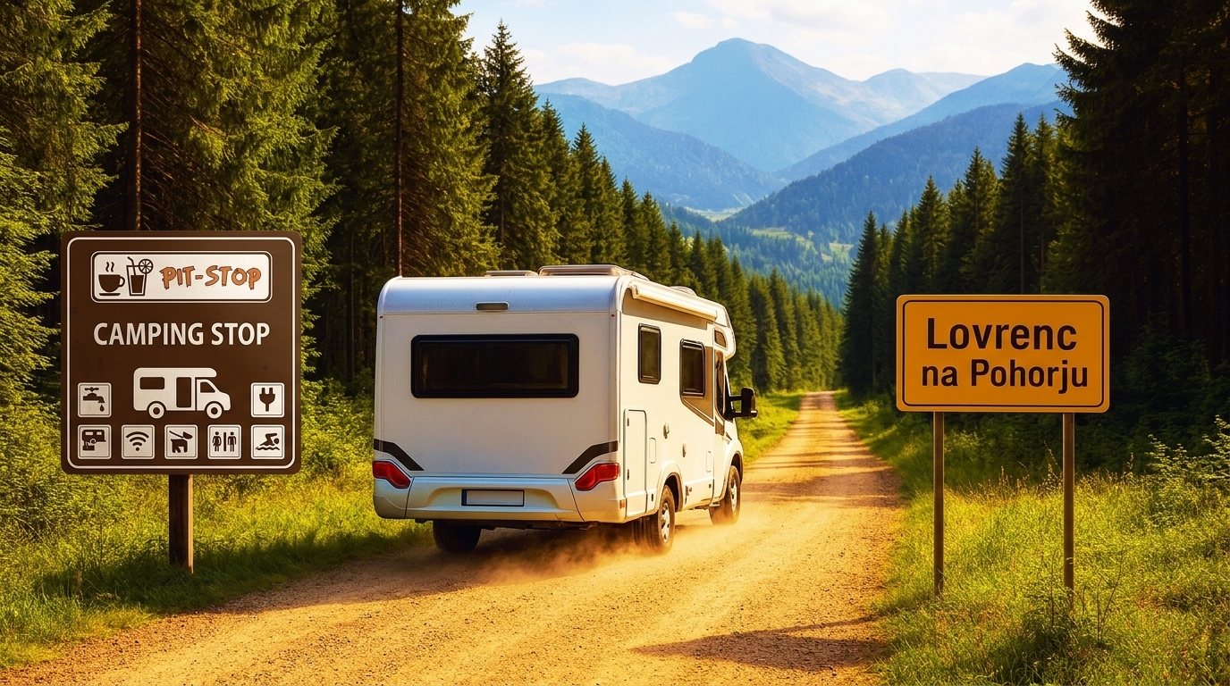 Camping Stop Divje Svinje – kamp in postajališče za avtodome v Lovrencu na Pohorju